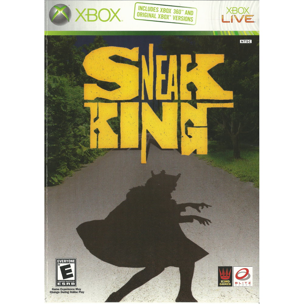 Sneak King - Xbox- Xbox 360 Complete, CIB, Manual included..