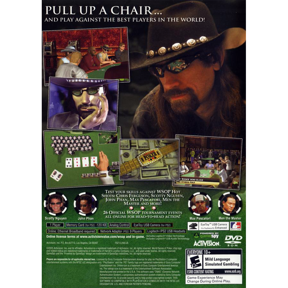 World Series of Poker PS2 Outlaw's 8Bit and Beyond
