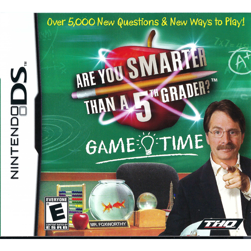 New ways to play. Are you Smarter than a 5th grader? Game. Гейм тайм. Are you Smarter than a 5th grader game Cover.