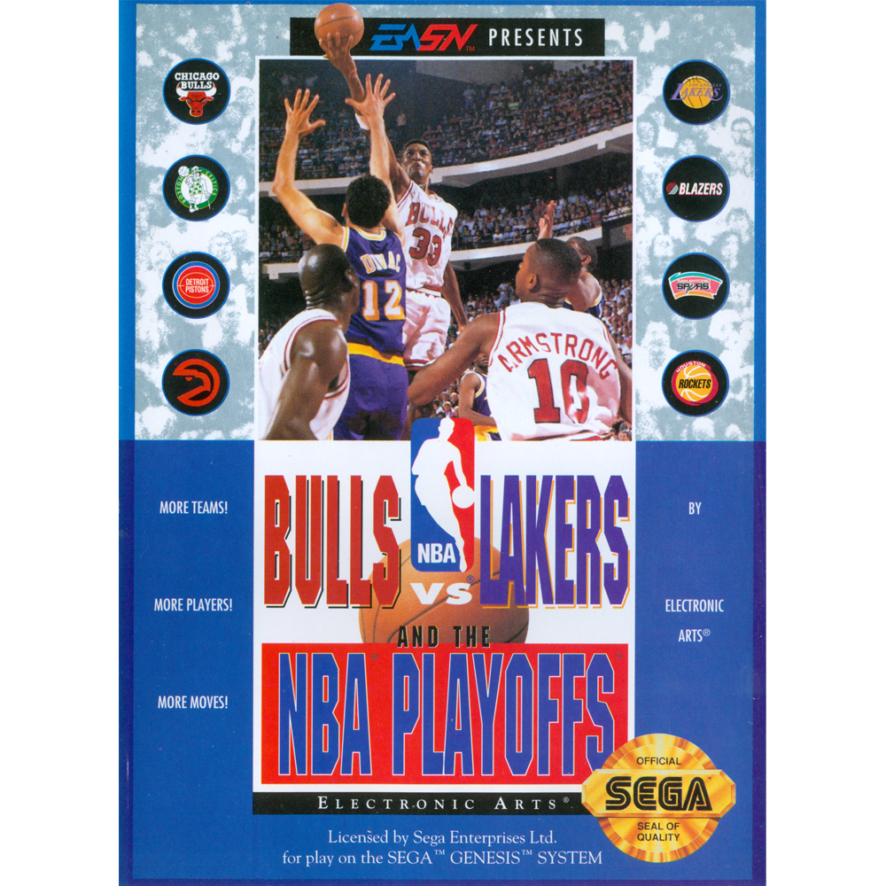 Bulls vs. Lakers and the NBA Playoffs Sega Genesis Outlaw's 8Bit