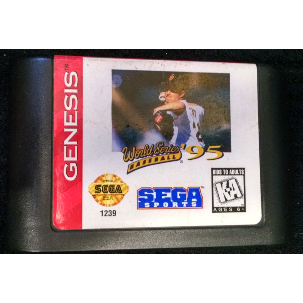 World Series Baseball '95 - Sega Genesis - G-G Cart