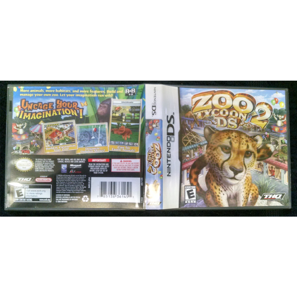 Zoo Tycoon 2 DS- DS Case – Outlaws 8-Bit and Beyond