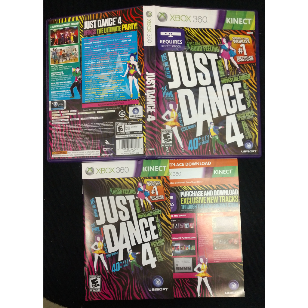 Just Dance 4 – Xbox 360 – Case – Outlaws 8-Bit and Beyond